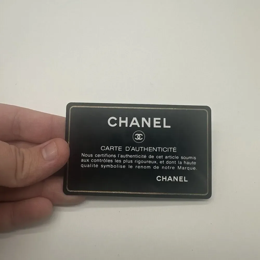 Authentic CHANEL Empty Box w/ Authenticity Card & Tissue Paper No Ribbon